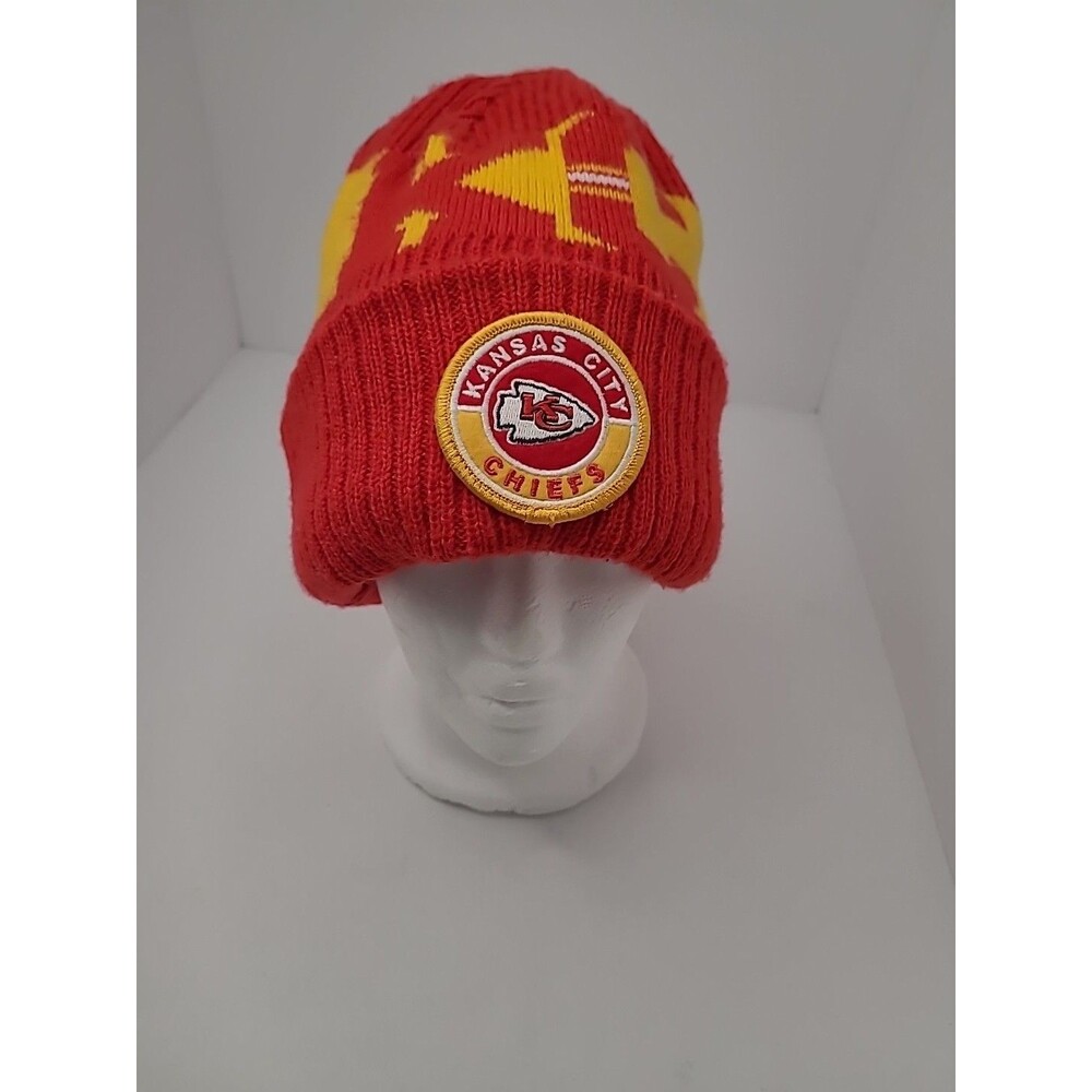 Kansas City Chiefs Beanie Cuffed Knit Winter Hat New Era NFL Football